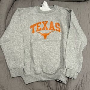 youth texas crewneck